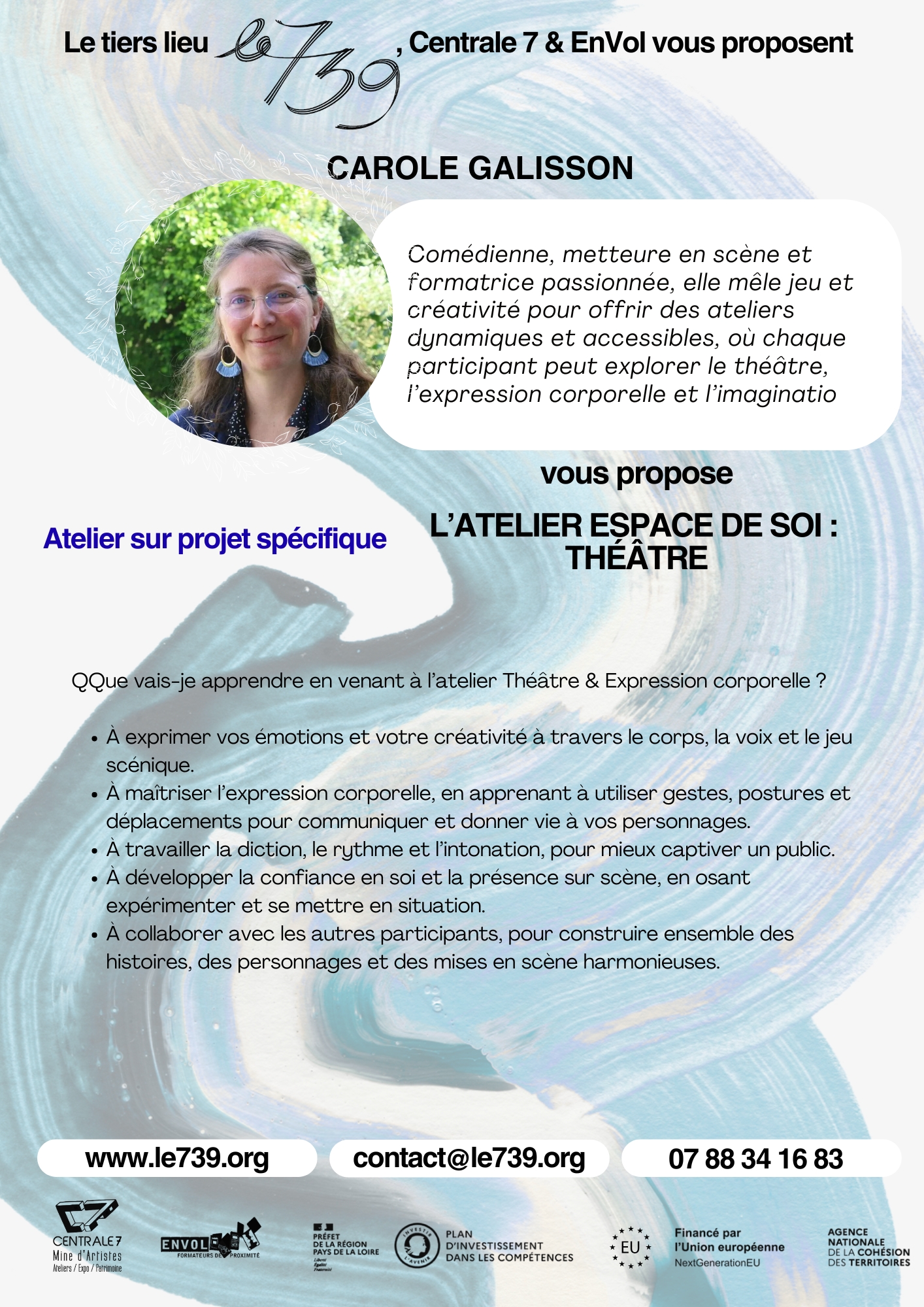 flyer atelier théatre